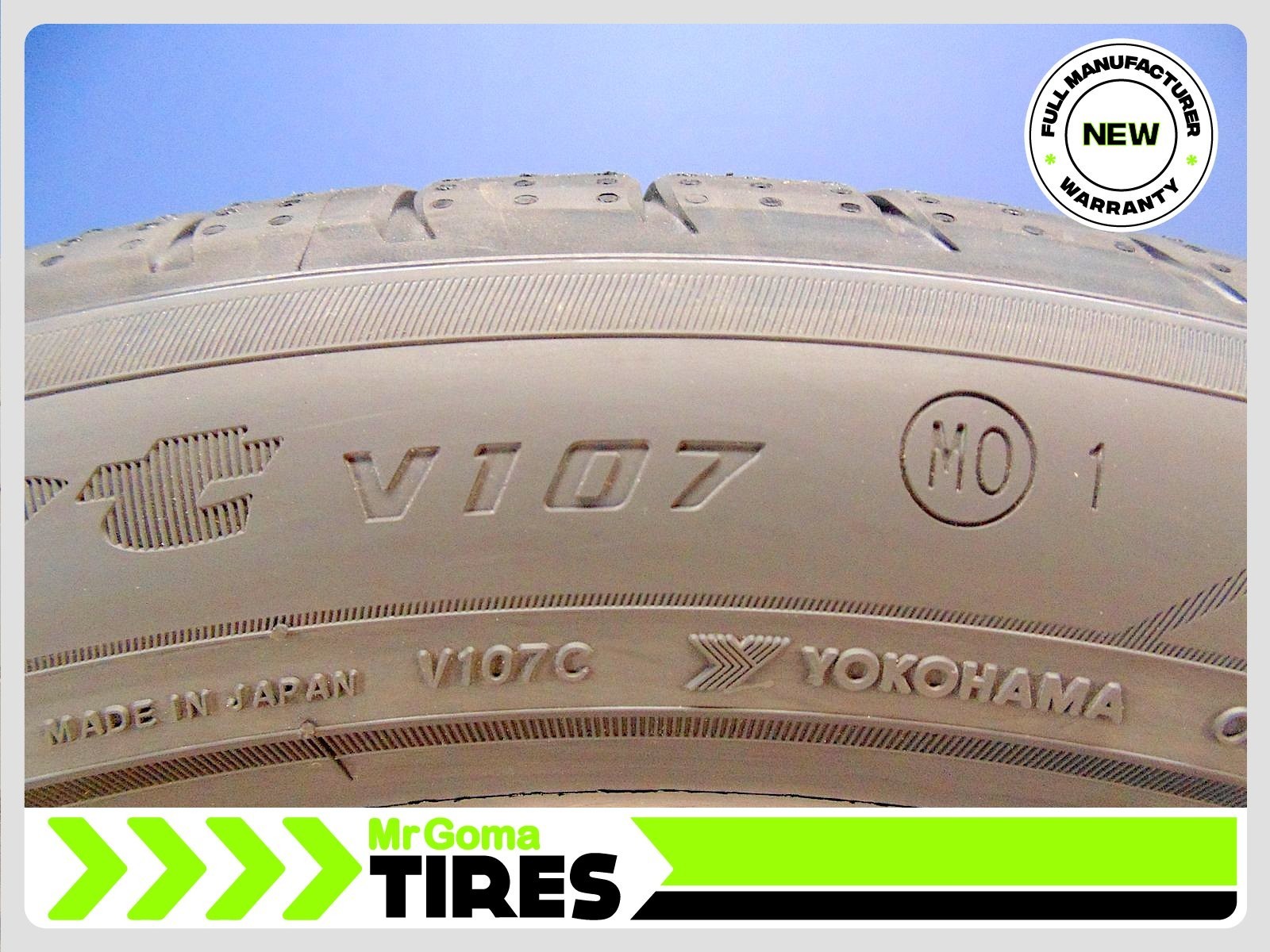 2 BRAND NEW 295/35ZR19 YOKOHAMA ADVAN SPORT V107 MO1 XL 104Y MERCEDES 2953519