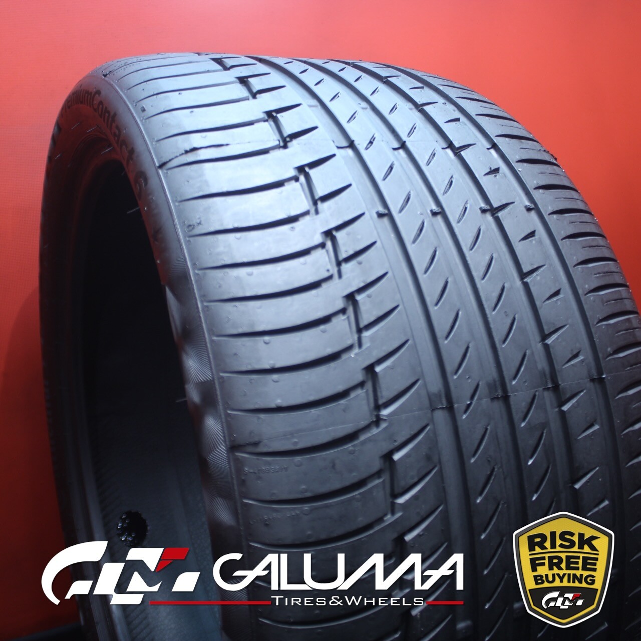 1 (One) Tire LikeNEW Continental PremiumContact 6 315/30R22 315/30/22 #83100