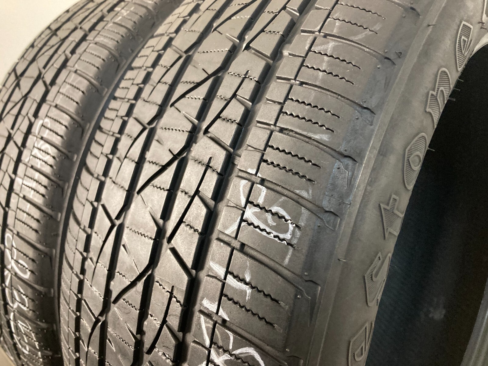 2 Tires 235 50 19 Firestone Destination LE3 (55-70% Tread) 99H NO REPAIRS