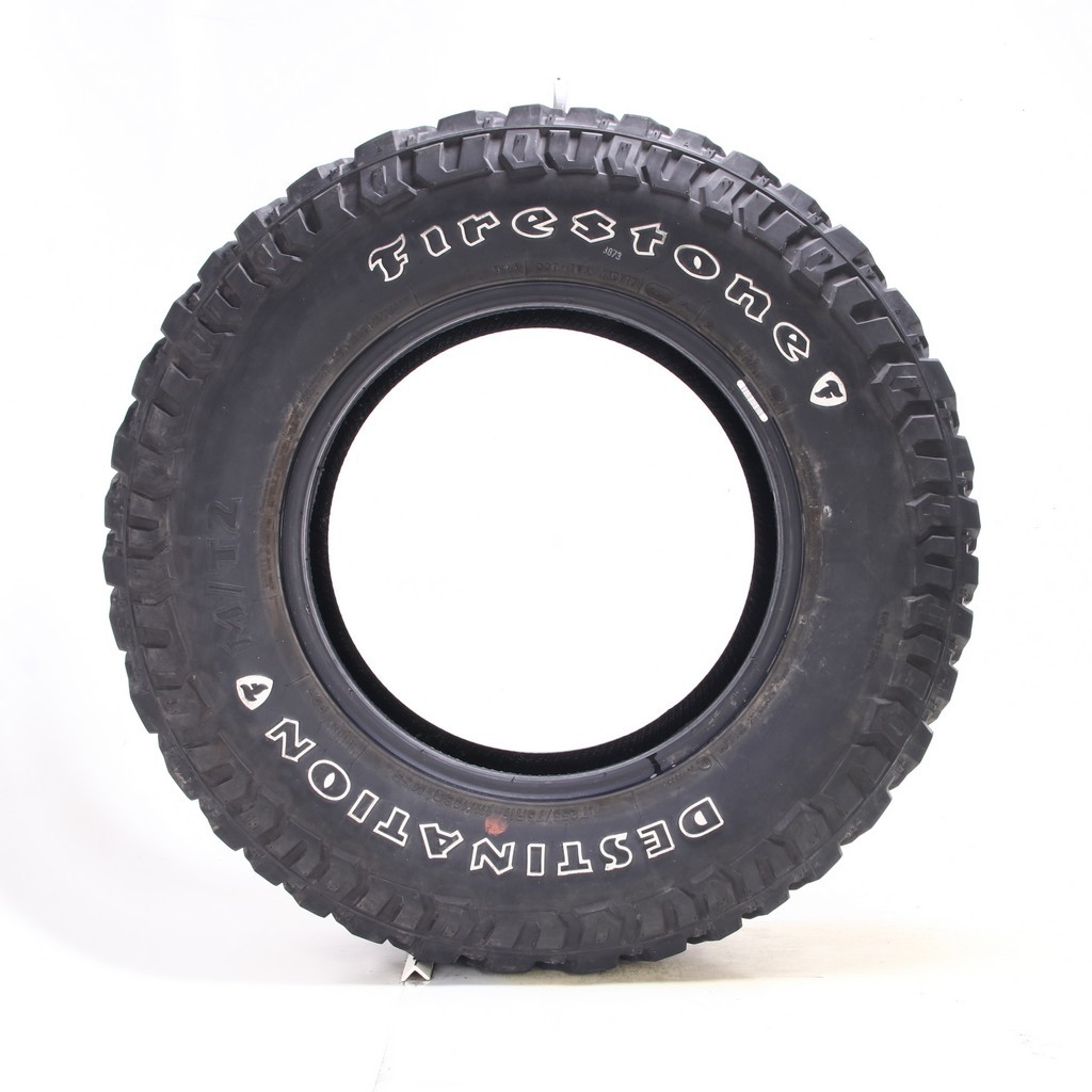 Set of (4) Used LT 255/75R17 Firestone Destination M/T2 – 9-10/32