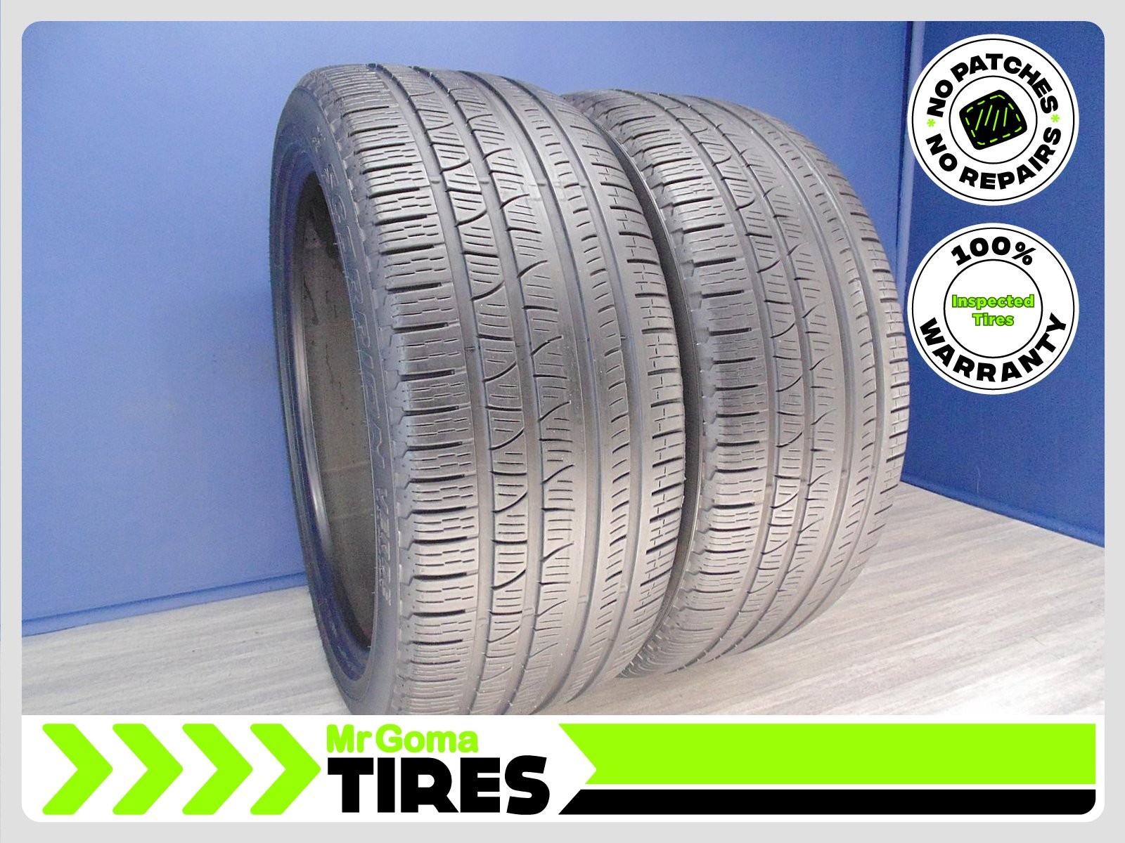 2 PIRELLI SCORPION VERDE A/S VOL XL 275/40R21 USED TIRES 7.3/32 TREAD 2754021