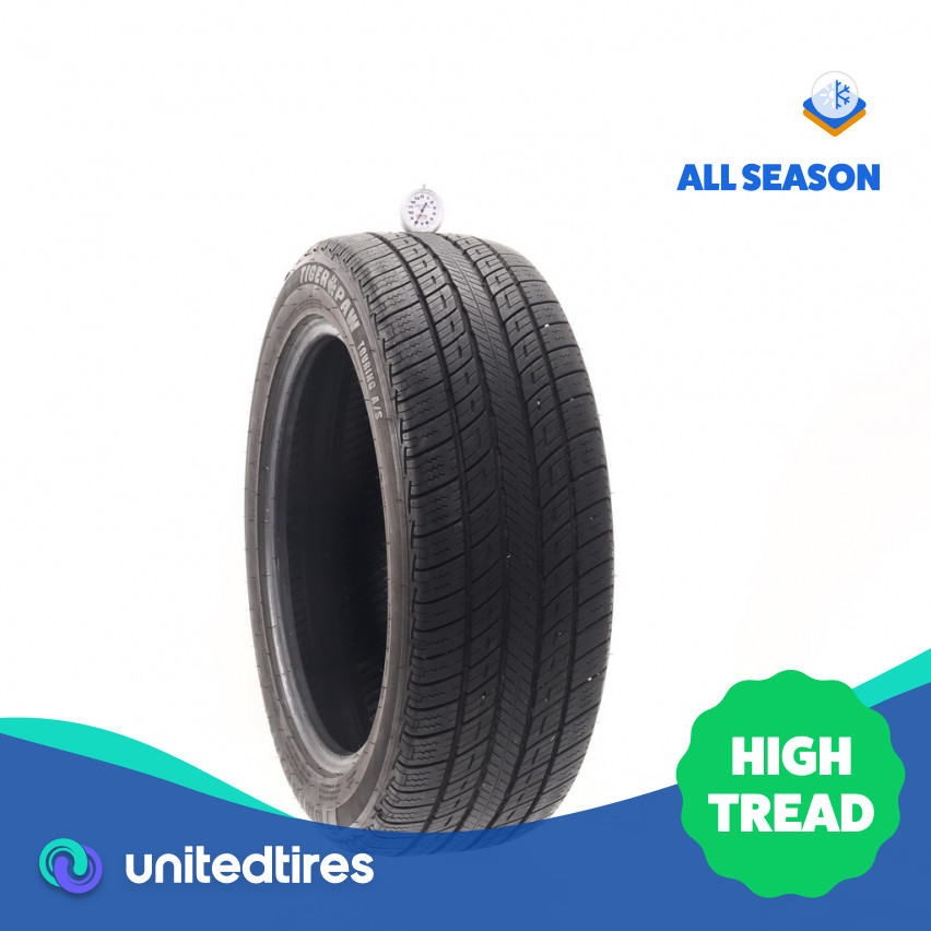 Used 215/55R18 Uniroyal Tiger Paw Touring A/S 95H – 8/32