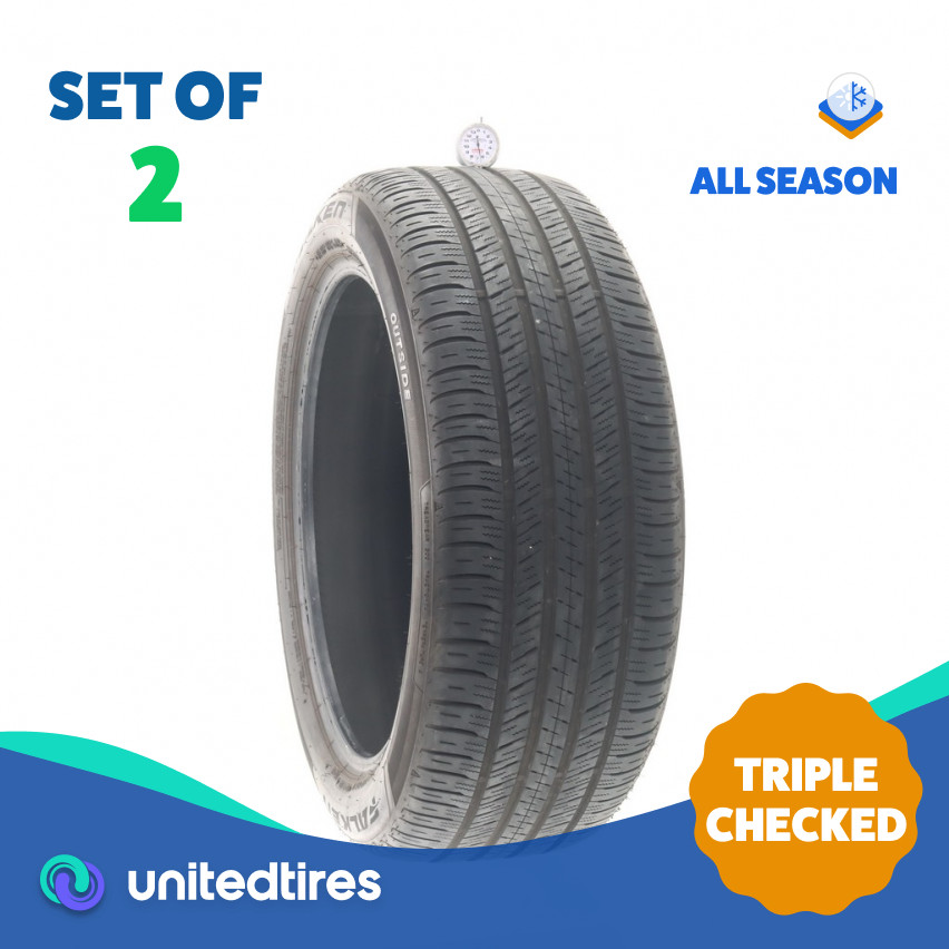 Set of (2) Used 275/45R21 Falken Ziex CT60A A/S 107W – 6.5/32