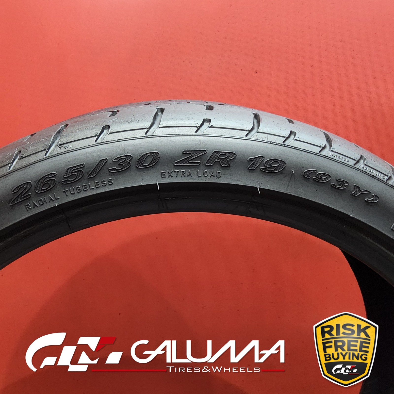 (One) Tire LikeNEW Pirelli P Zero Corsa Asimmetrico 2 265/30ZR19 No Repair 93939