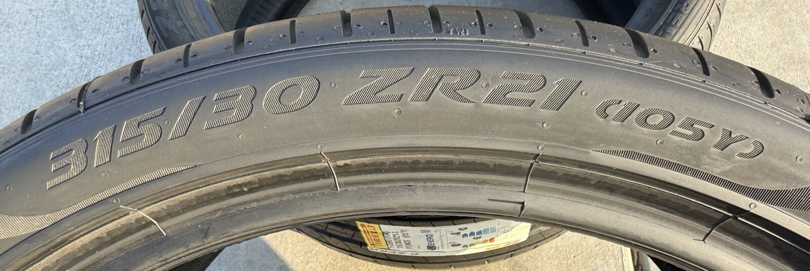 TWO BRAND NEW 315/30ZR21 (105Y) Pirelli P Zero PZ4 Sport N1 Porsche PNCS Tires