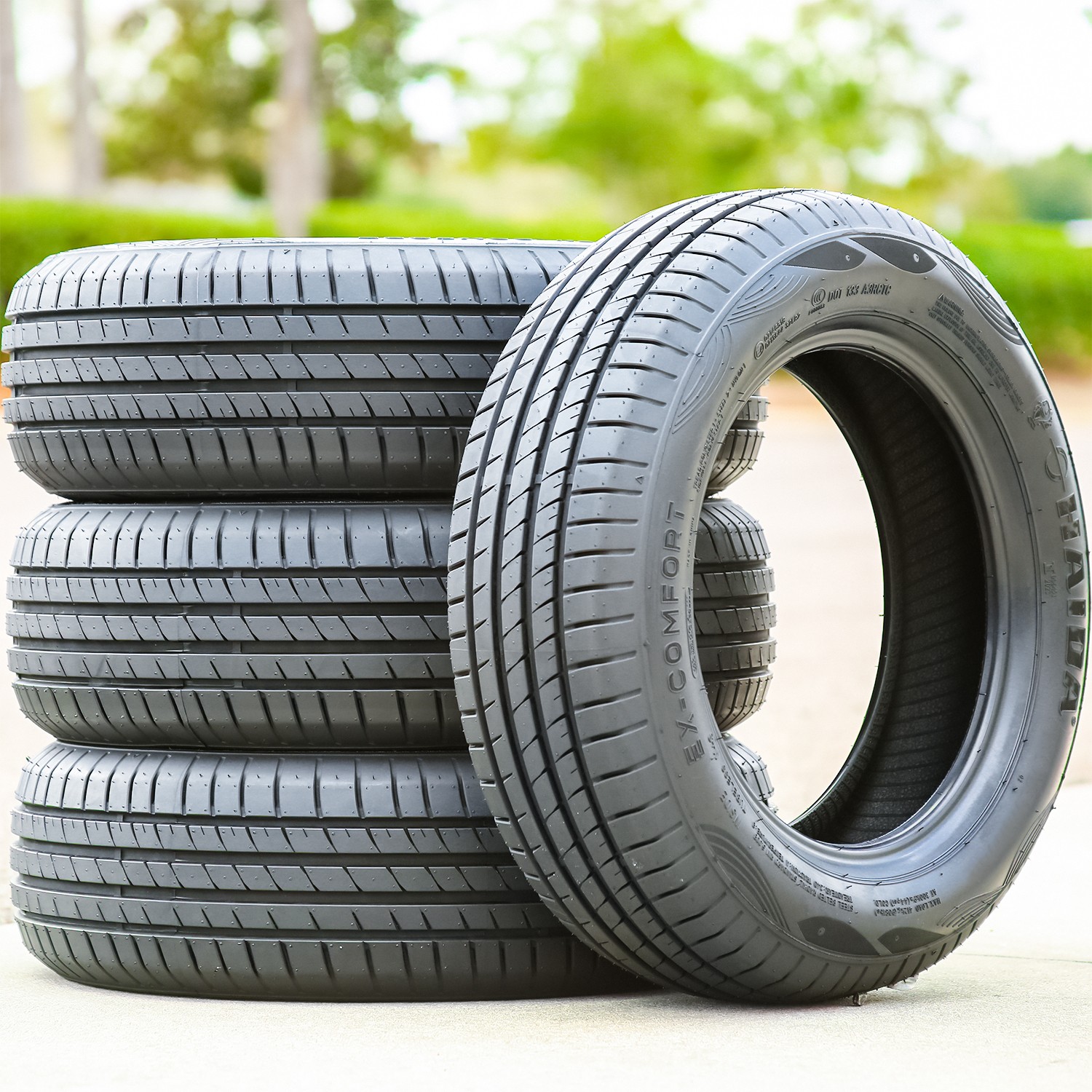 4 Haida Ex-Comfort 175/70R13 82T All Season Tires UTQG 340AB