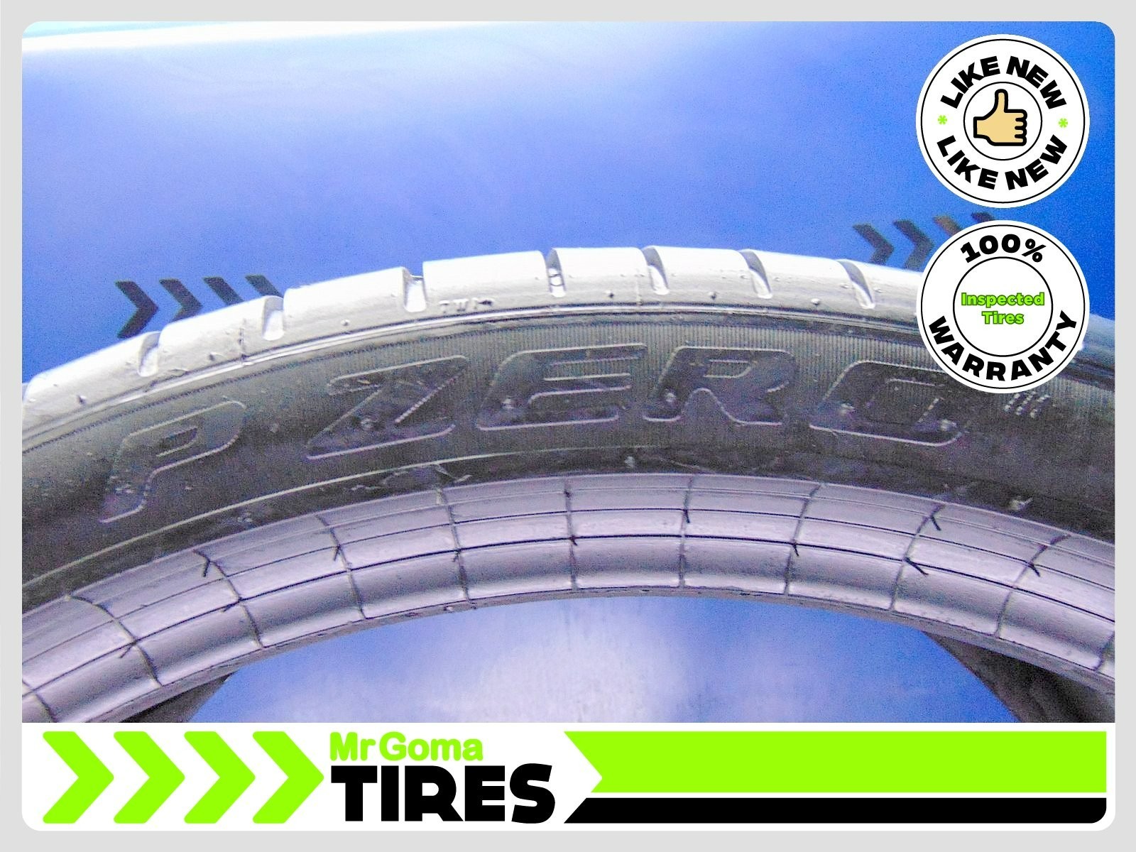 2 PIRELLI P ZERO TM PZ4 FSC XL 315/30R22 USED TIRES 107Y 7.3/32 3153022