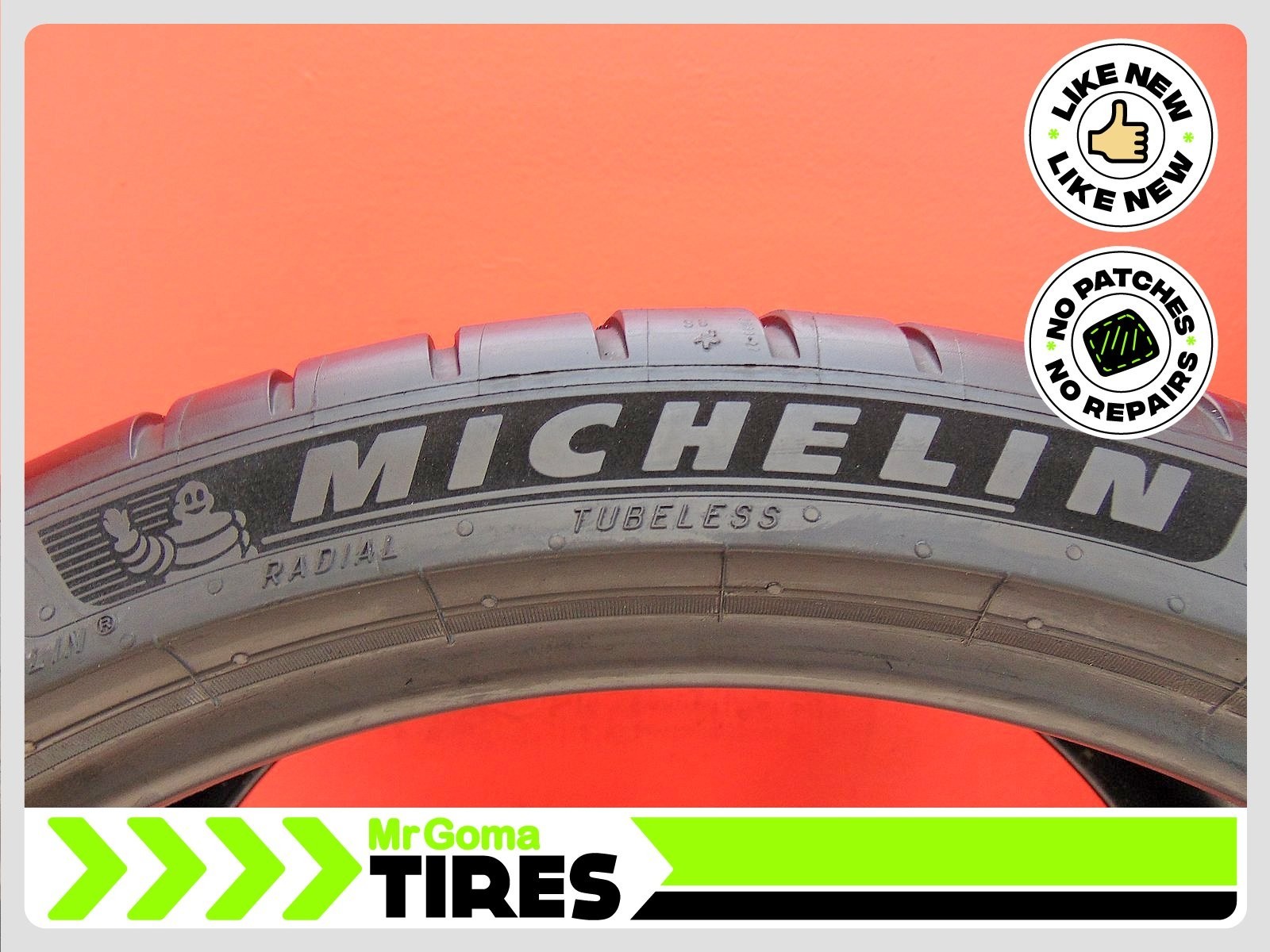 2 MICHELIN PILOT SPORT A/S 4S NAO XL 305/30ZR21 USED TIRES 9/32 TREAD 108V
