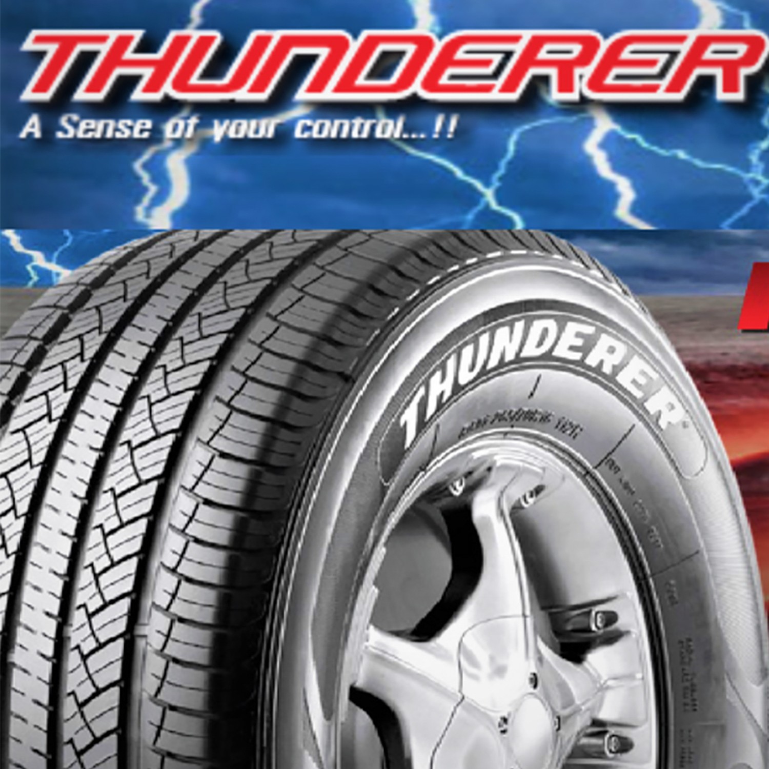 2 Tires Thunderer Ranger 007 215/75R15 100T AS A/S All Season