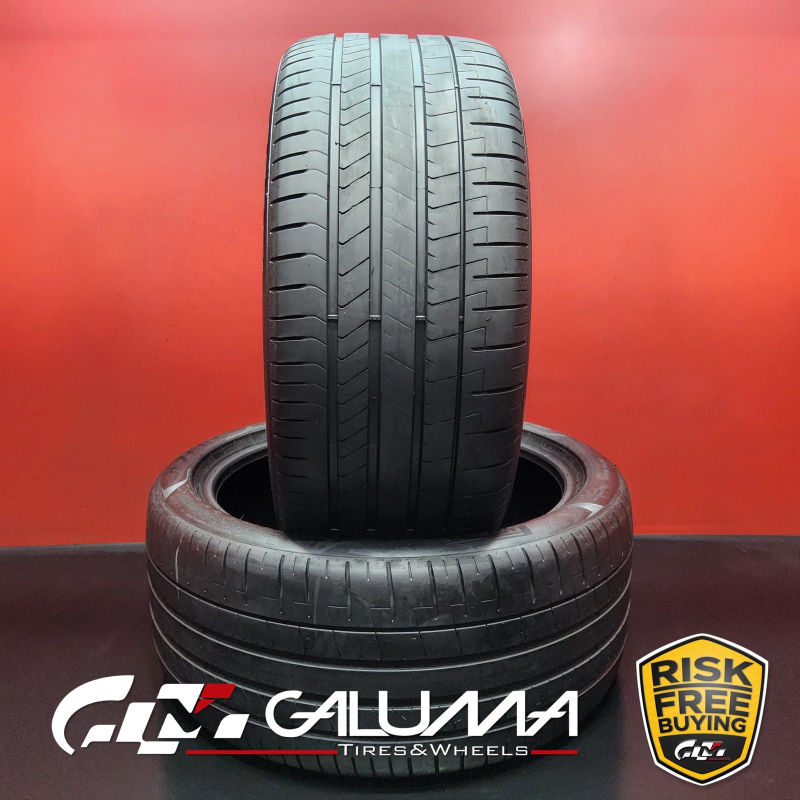 Set of 2 Tires LikeNEW Pirelli P Zero PZ4 ★ XL 315/35R22 315/35/22 111Y #94923