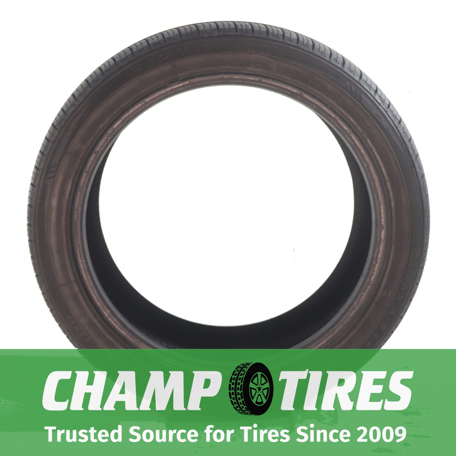 Set Of 4 P215/45R17 Summit Ultramax AS 2.0 87 W Used 8/32nds