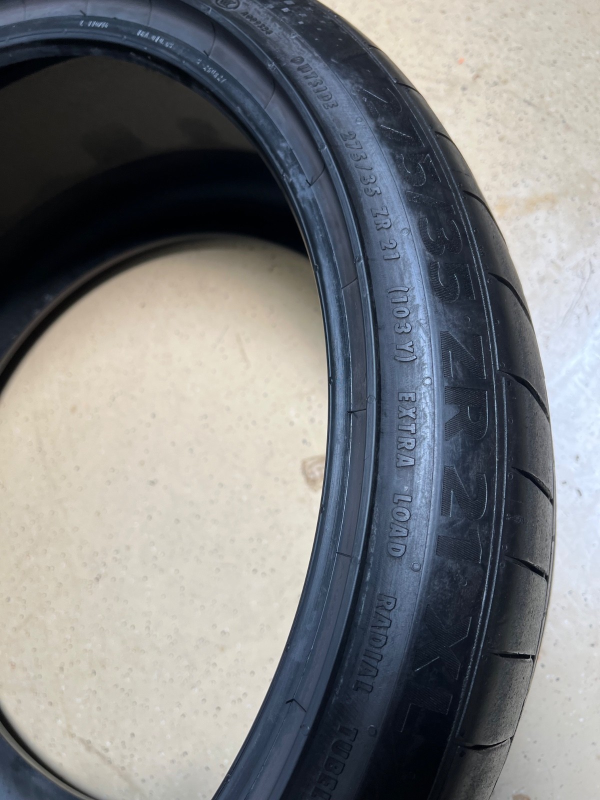 1 – NO REPAIR 275/35ZR21 (103Y) Continental SportContact 6 ContiSilent (AO) 6007
