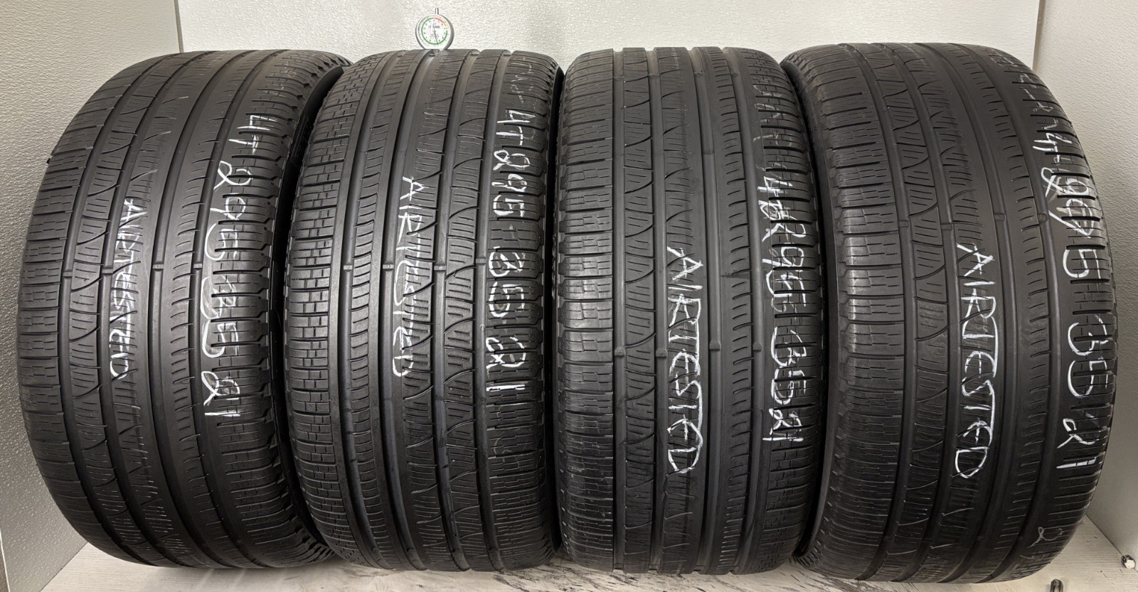NO SHIPPING ONLY LOCAL PICK UP Set 4 Tires 295 35 21 Pirelli Scorpion Verde A/S