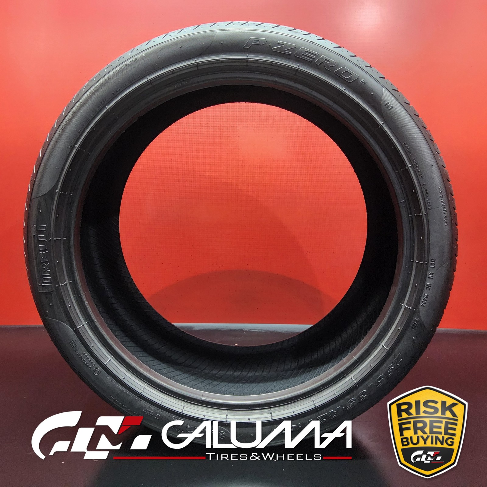 1 (One) Tire LikeNEW Pirelli P Zero (N1) XL 295/35R21 295/35/21 2953521 #94283