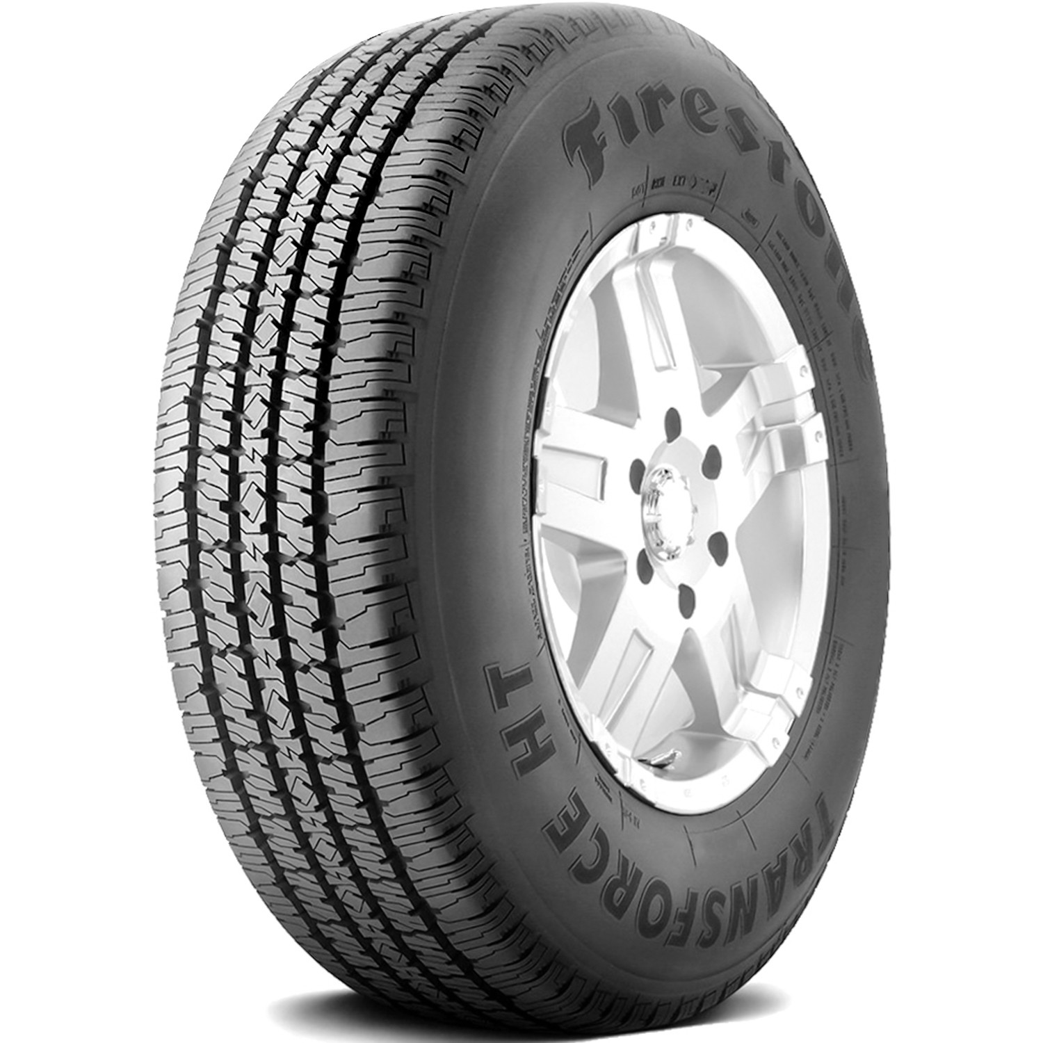 4 Tires Firestone Transforce HT LT 245/75R17 E 10 Ply (DC) Light Truck TakeOff