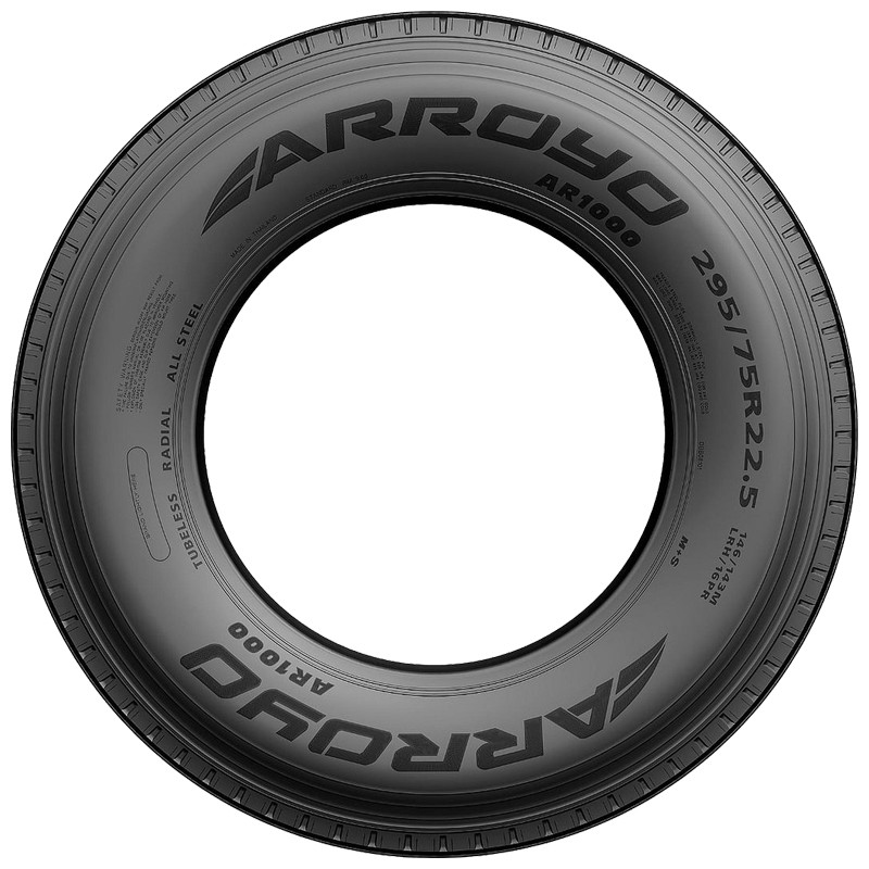1 Arroyo AR1000 255/70R22.5 140/137M Trailer Tires 16 PLY Load Range H