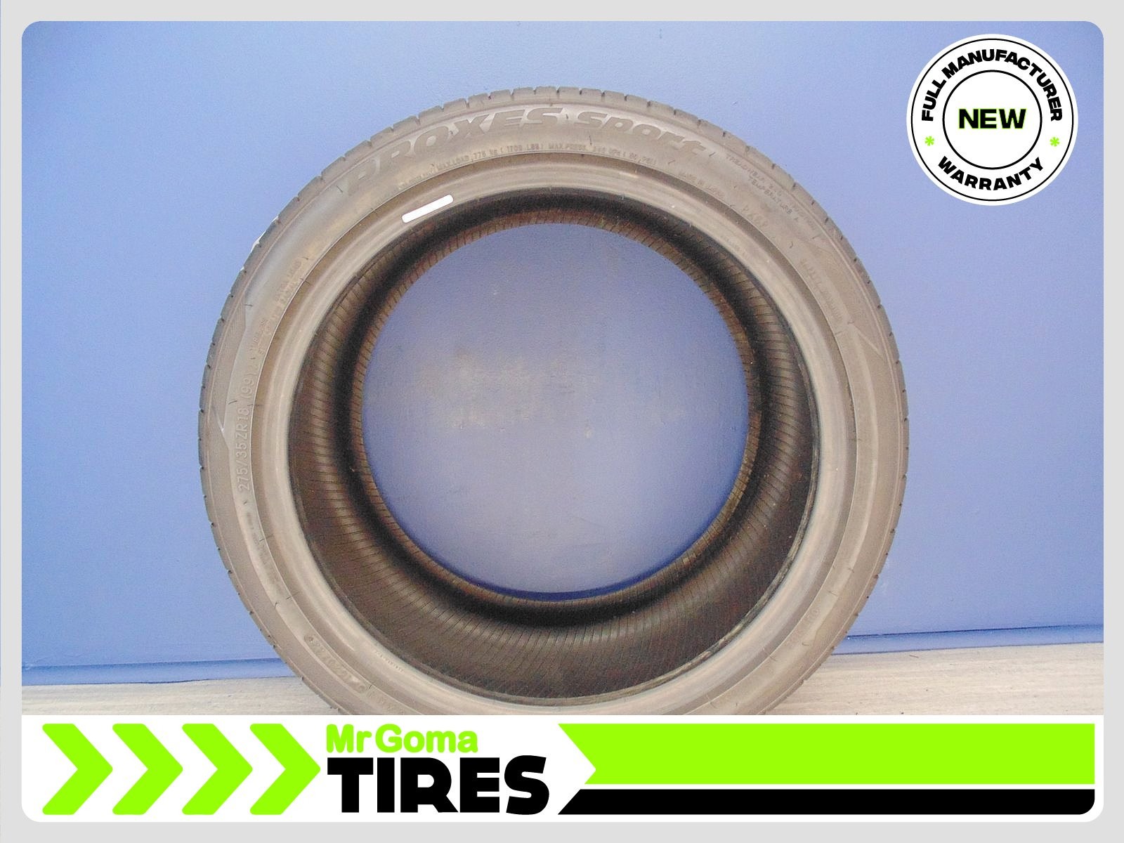 1 BRAND NEW 275/35ZR18 TOYO PROXES SPORT XL TIRE 99Y 275/35/18 2753518