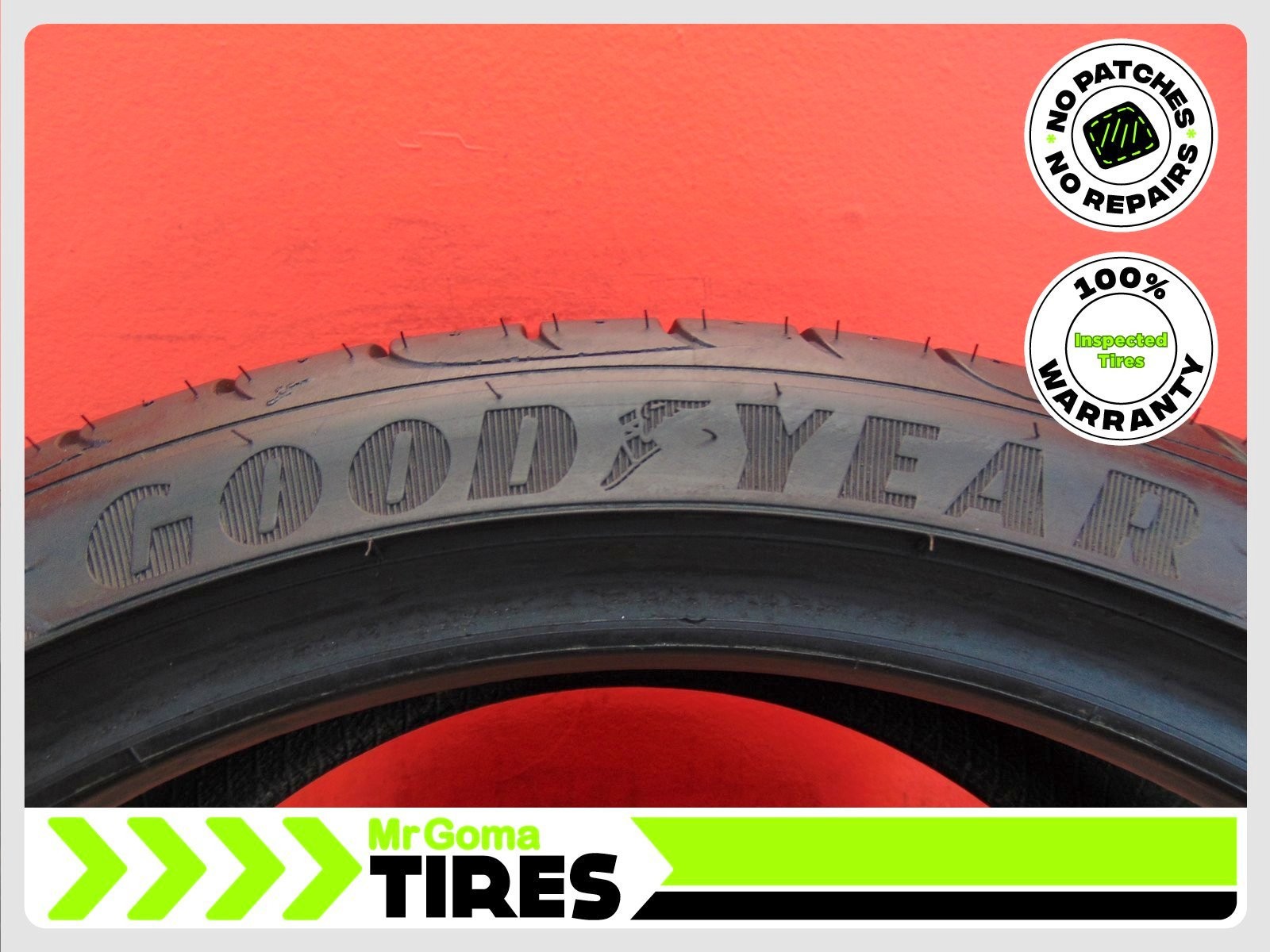 1 GOODYEAR EAGLE F1 ASYMMETRIC 2 MOE RFT XL 245/35R19 TIRE 9.5/32 TREAD RUN FLAT