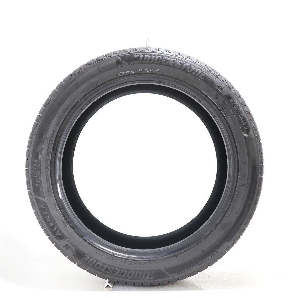 Set of (4) Used 275/45R20 Bridgestone Alenza AS Ultra 110W – 7-8.5/32