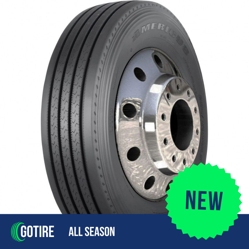 1 X New – 285/75R24.5 Americus RS2000 144/141L