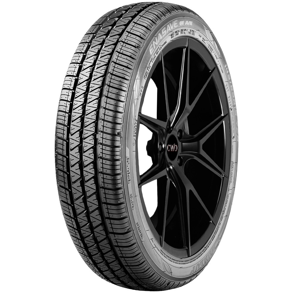 (QTY 4) 195/65R15 Dunlop Enasave 01 A/S 91S SL Black Wall Tires