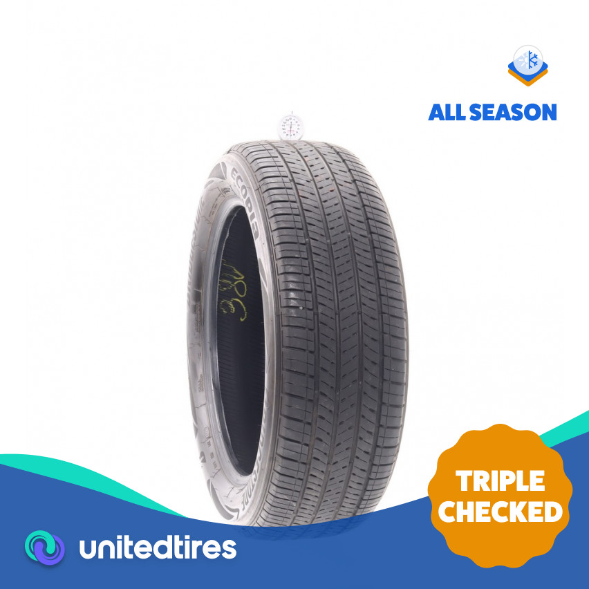 Used 225/55R19 Bridgestone Ecopia H/L 422 Plus 99H – 7/32 – Tire