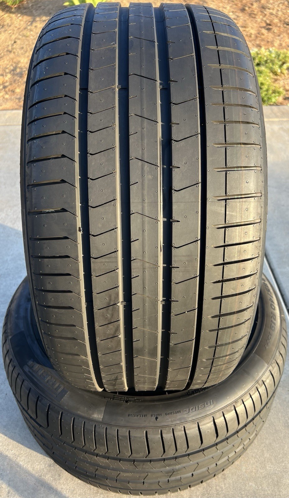 4X BRAND NEW Pirelli P Zero PZ4 Tesla Model S Tires 2X 255/45R19 & 2X 285/40R19!