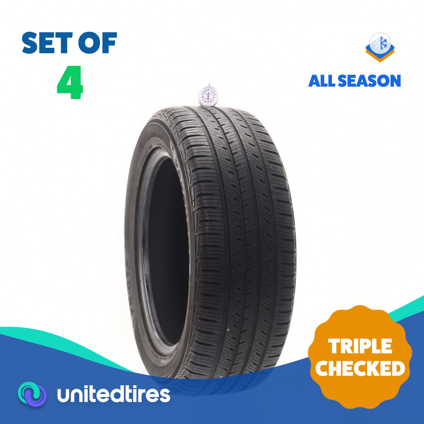 Set of (4) Used 235/55R18 Yokohama YK-CTX 100V – 7-9/32