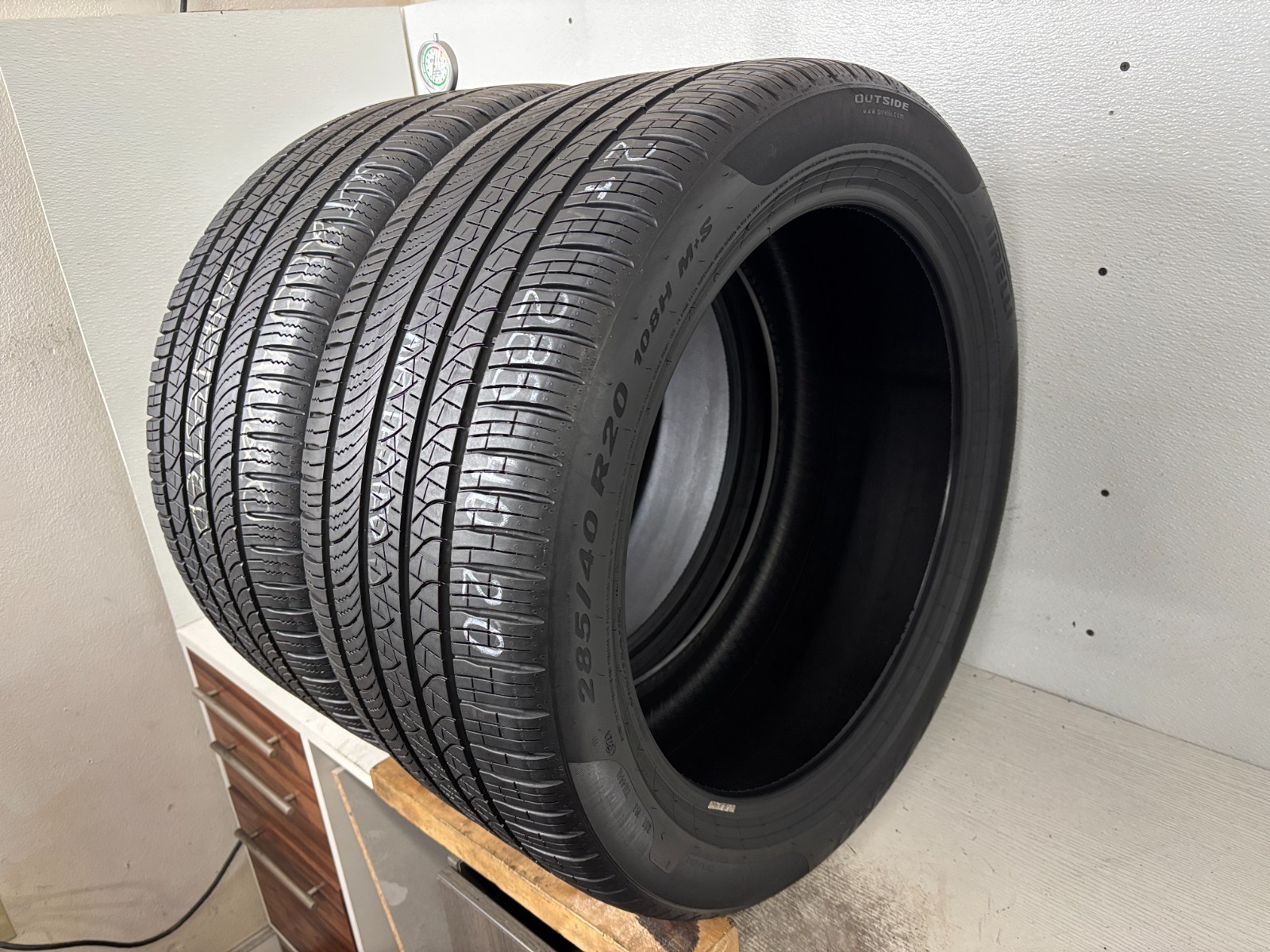 2 Tires 285 40 20 Pirelli P Zero All Season I Star (70-80% Tread Left) 108H