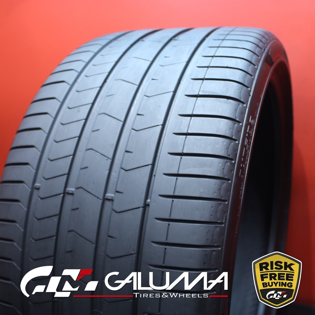 1(One) Tire Take Off Pirelli P Zero PZ4 315/30ZR22 315/30/22 107Y No Patch 80079