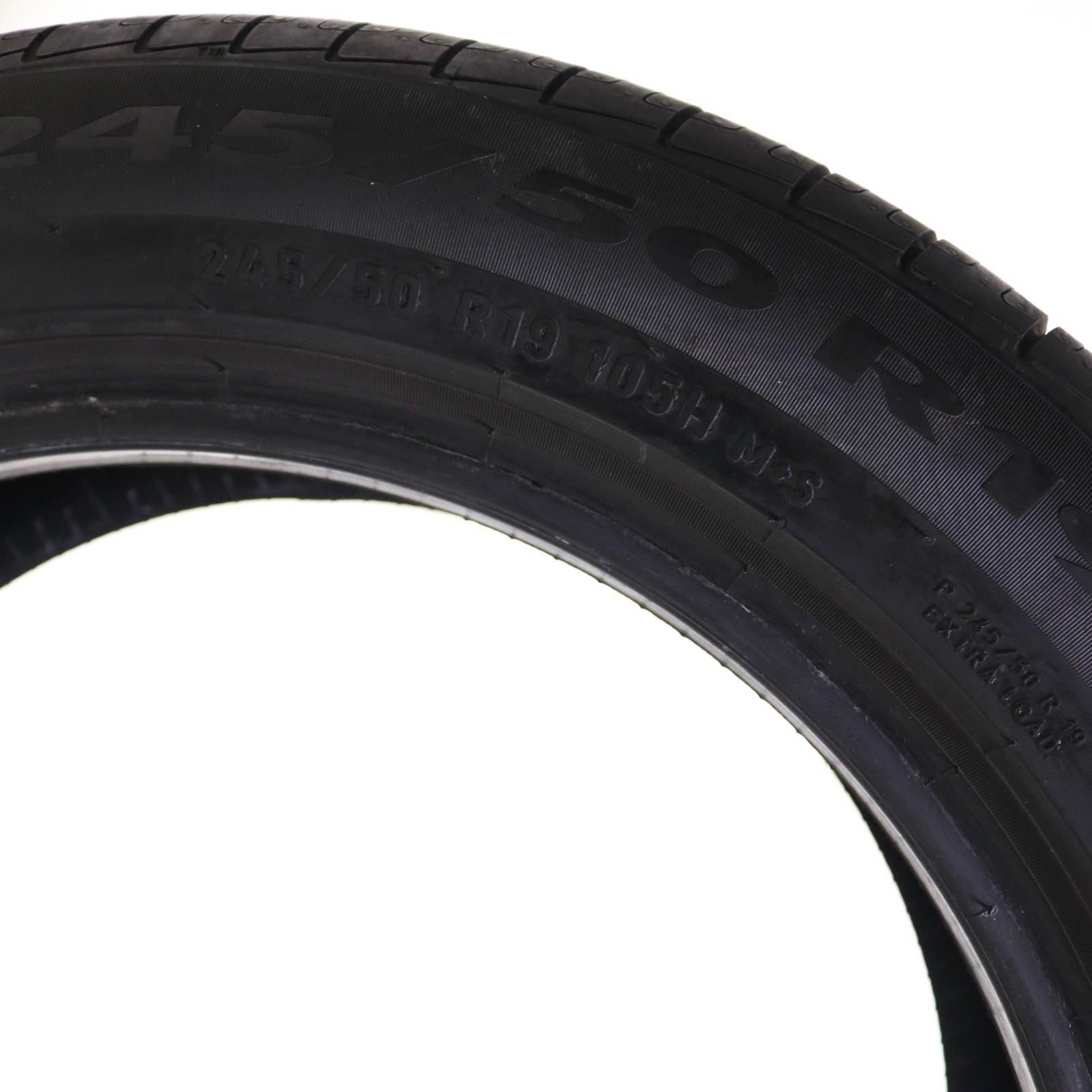 Used 245/50R19 Pirelli Cinturato P7 All Season Run Flat – 105H – 7/32 No Repairs