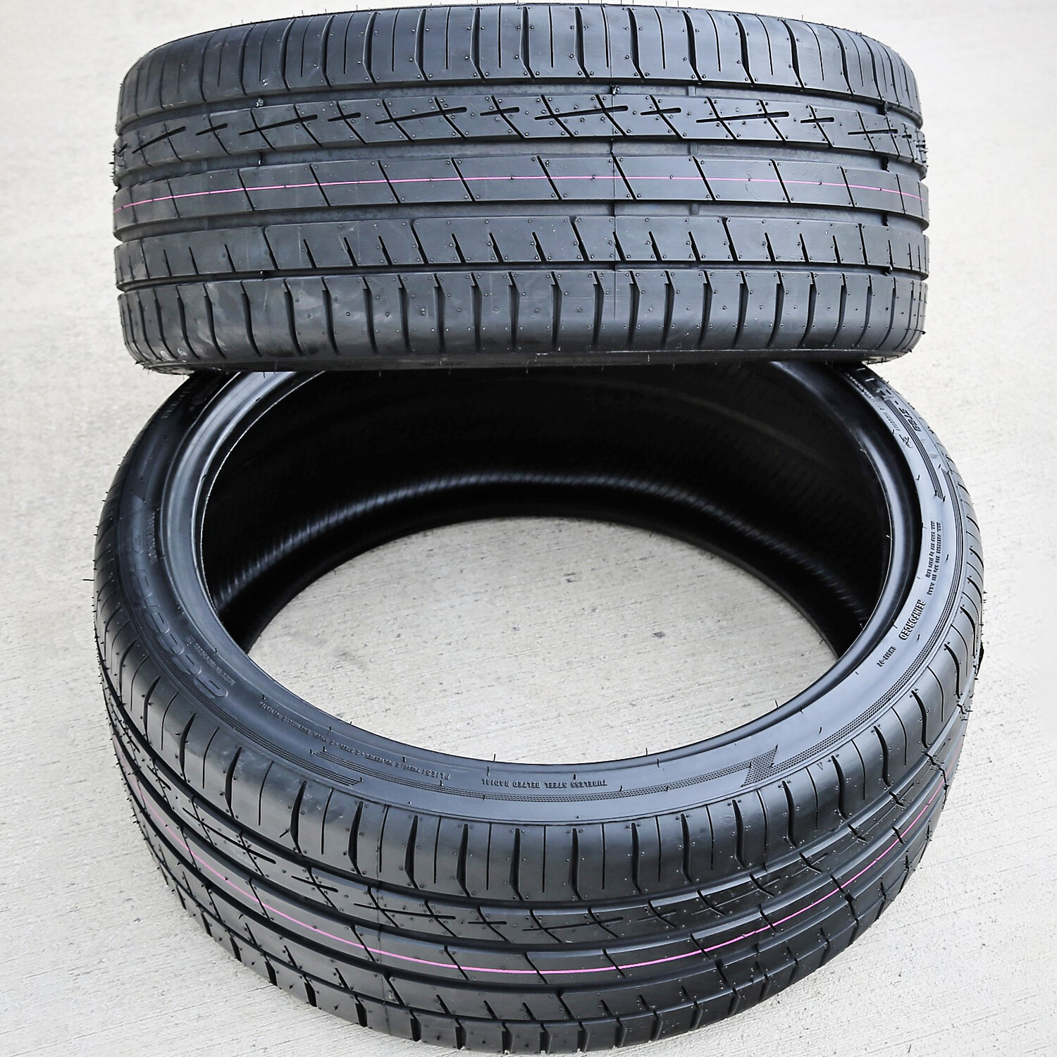 2 Tires Accelera Iota ST68 255/35ZR22 255/35R22 99W XL A/S High Performance