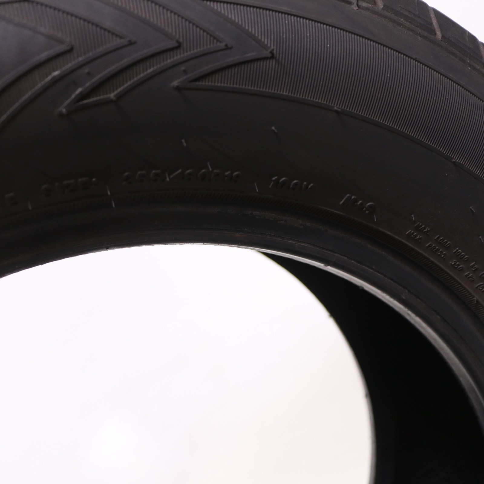 Set of 4 Used 255/60R18 Goodyear Eagle Enforcer – 108V – 9.5-10.5/32