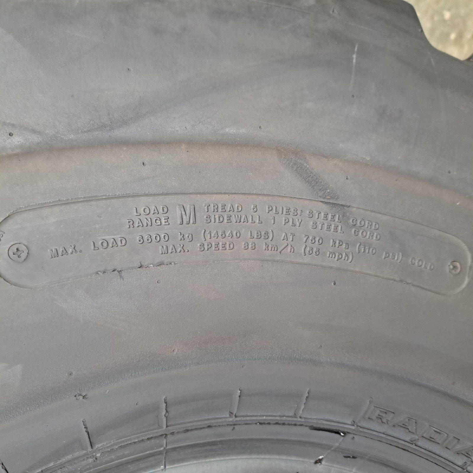 16.00R20 GoodYear AT/3A *Nice Used* 85%+ DOT 2016+