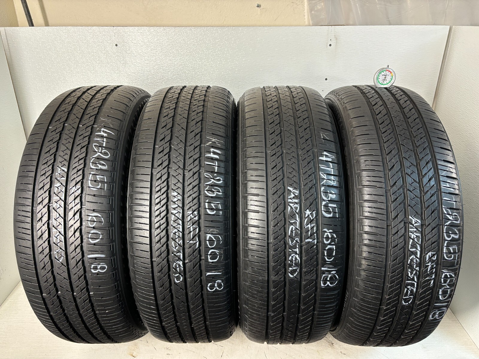 NO SHIPPING ONLY LOCAL PICK UP Set 4 Tires 235 60 18 Bridgestone Alenza A/S RFT