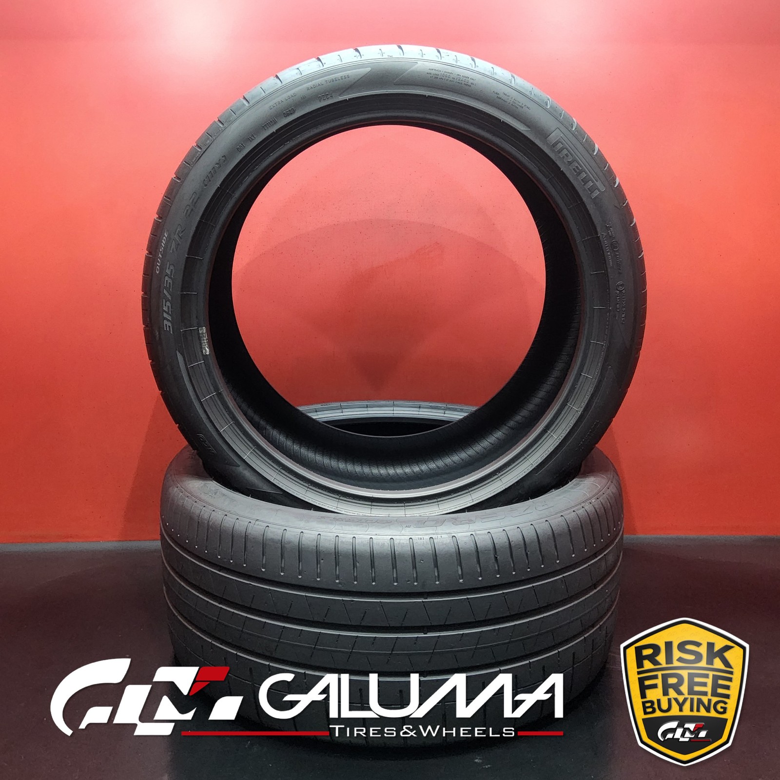 Set of 2 Tires Pirelli P Zero CORSA (PZC4) XL 315/35ZR22 315/35/22 3153522 91373