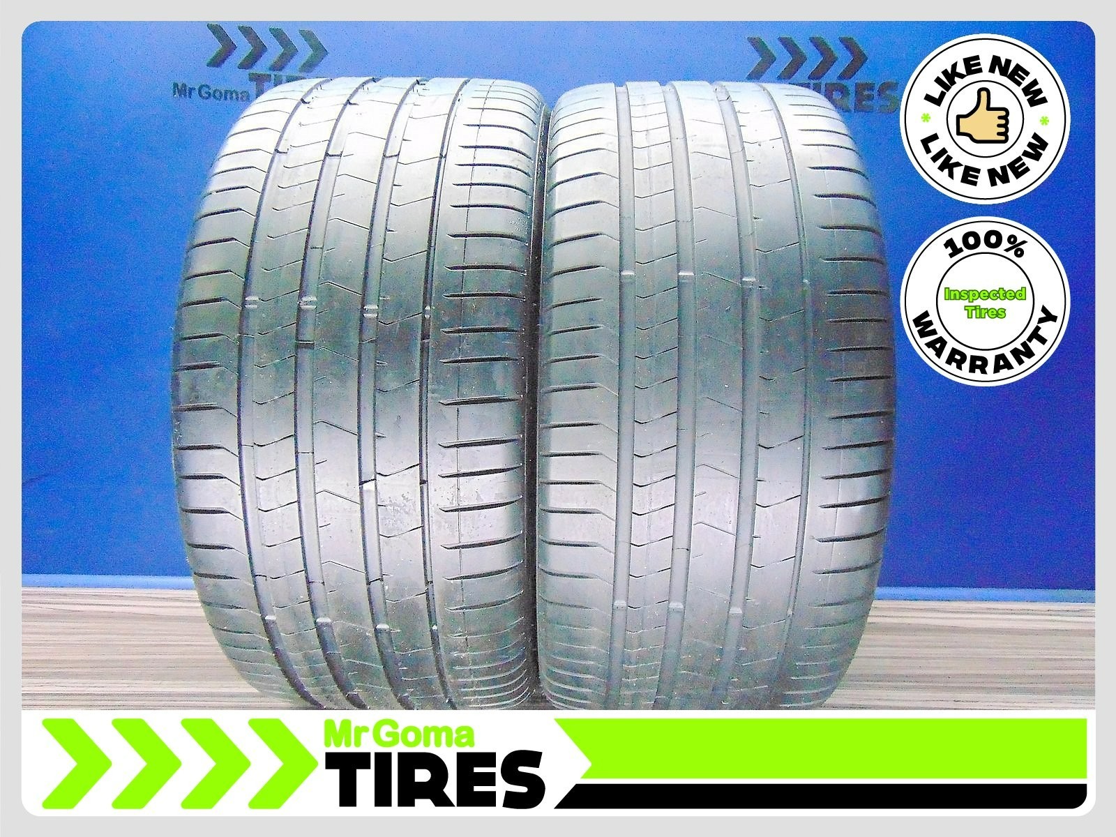 2 PIRELLI P ZERO TM PZ4 FSC XL 315/30R22 USED TIRES 107Y 7.3/32 3153022