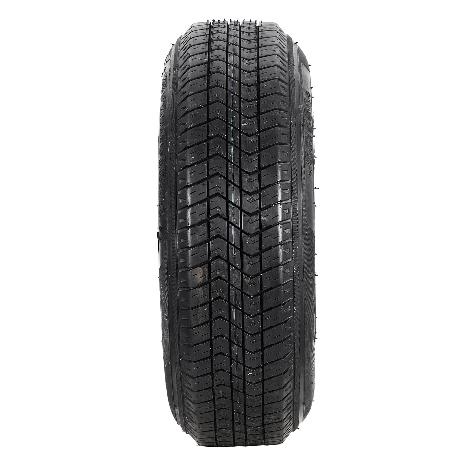 Set of 2 ST205/75D14 6PR Trailer Tires Deep Tread Bias Ply Load Range C Tubeless