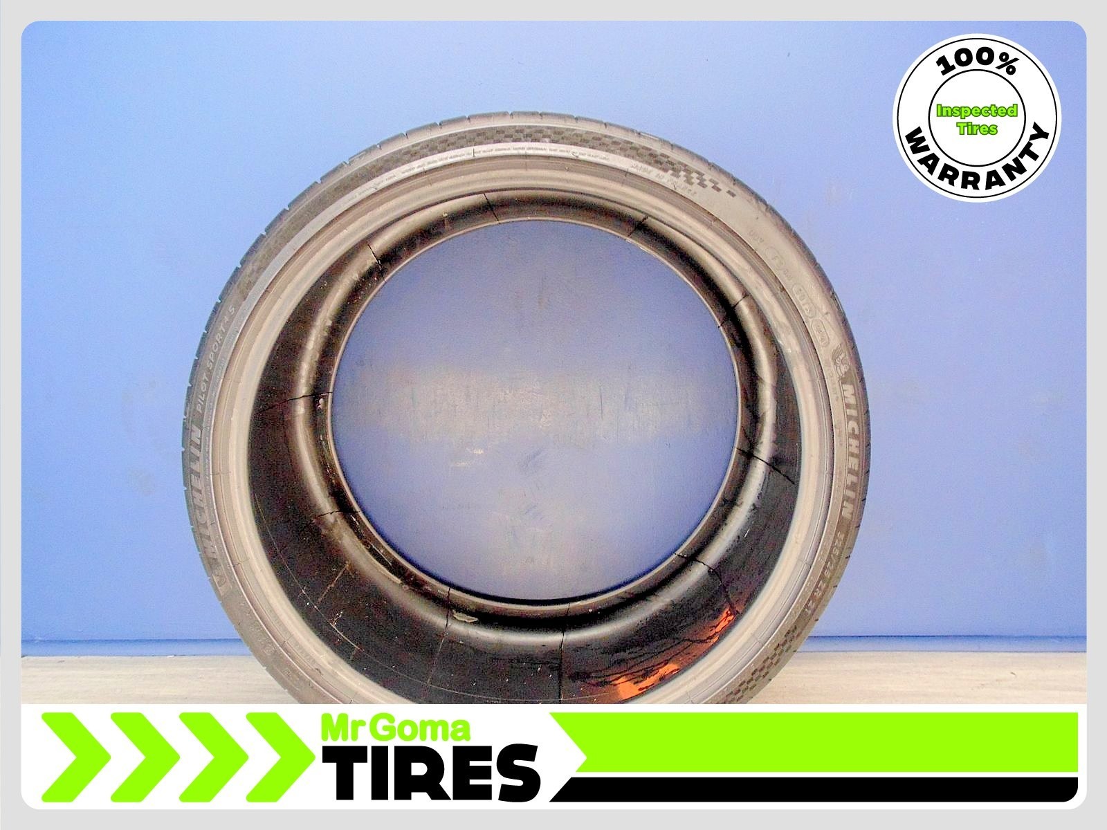 1 CONTINENTAL SPORTCONTACT 7 MO1 XL 265/40ZR21 USED TIRE 7.3/32 TRAED 2654021