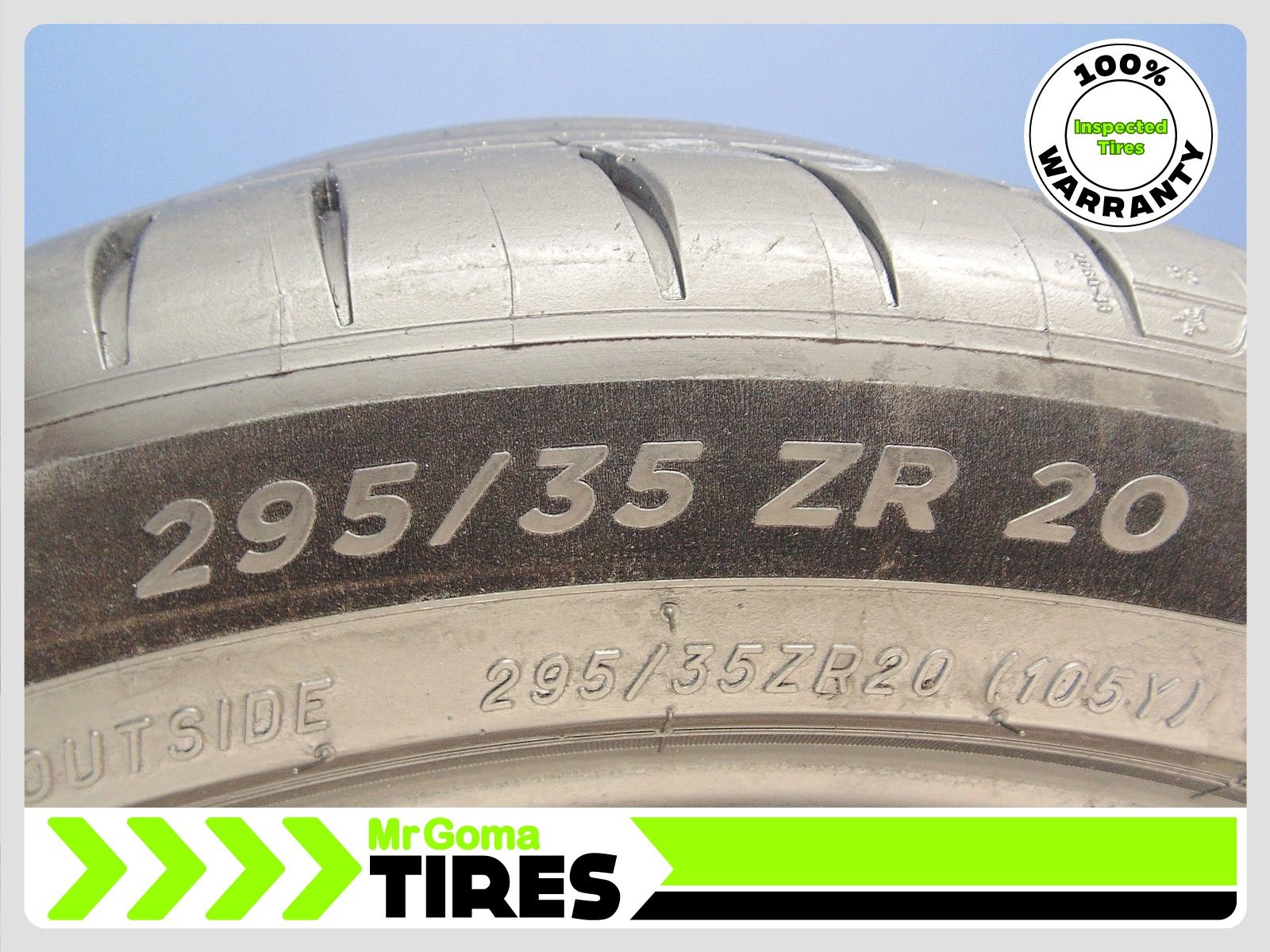 1 MICHELIN PILOT SPORT 4S MO1A 295/35ZR20 USED TIRE 7/32 TREAD MERCEDES 2953520