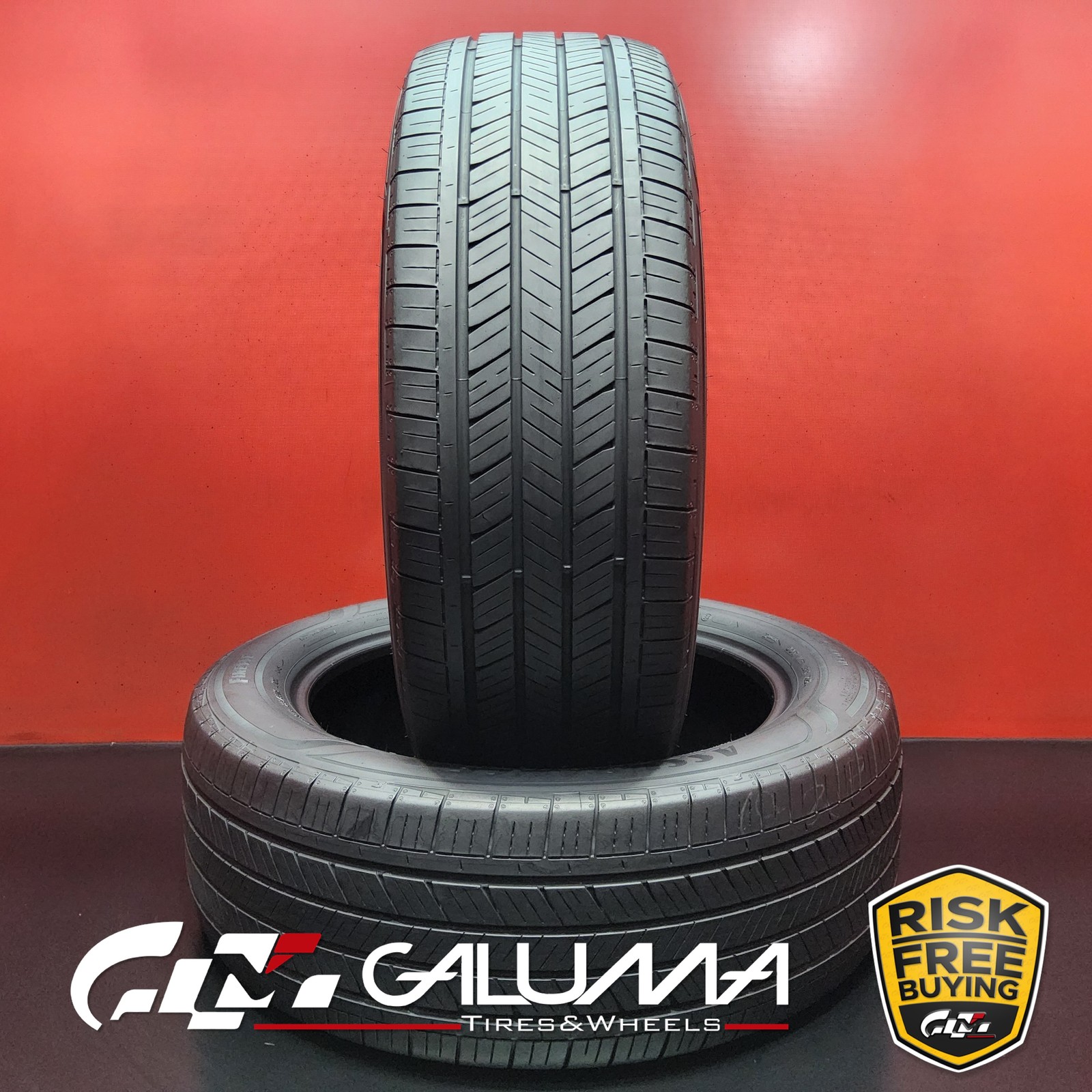 Set of 2 Tires Goodyear Assurance Finesse 235/55R19 235/55/19 2355519 101H 95365
