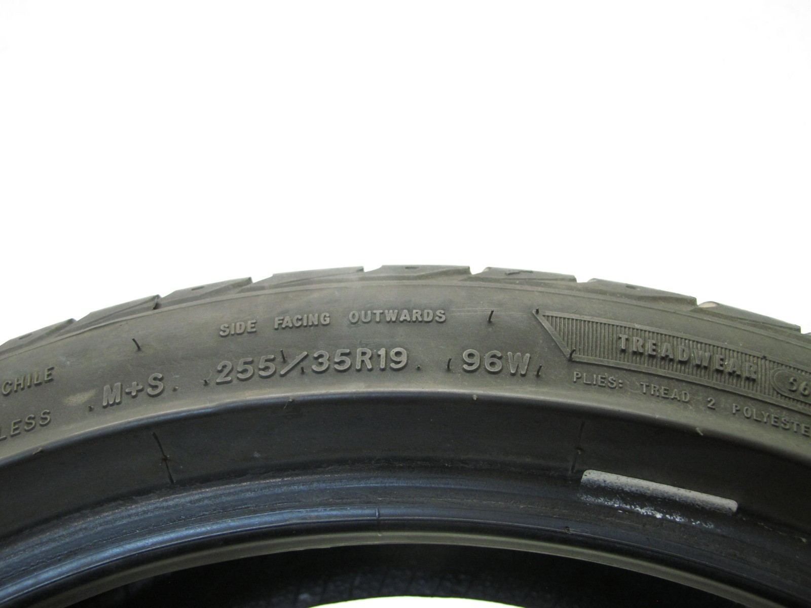 FIXED 7/32 USED GOODYEAR EAGLE SPORT 1 TIRE ALL SEASON 255/35/R19 96W DOT 0121 1