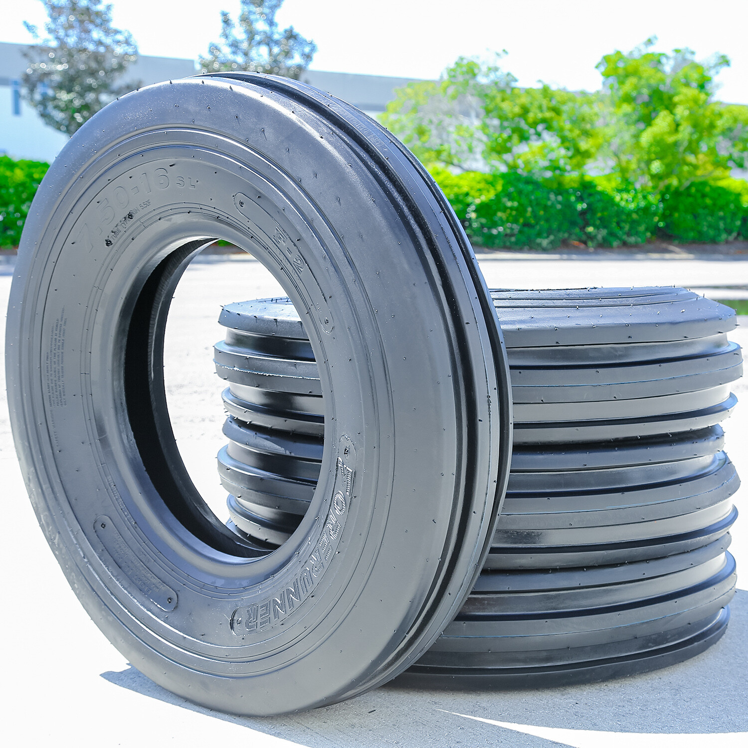 2 Tires Forerunner QH621 7.5-16 Load 8 Ply (TT) Tractor