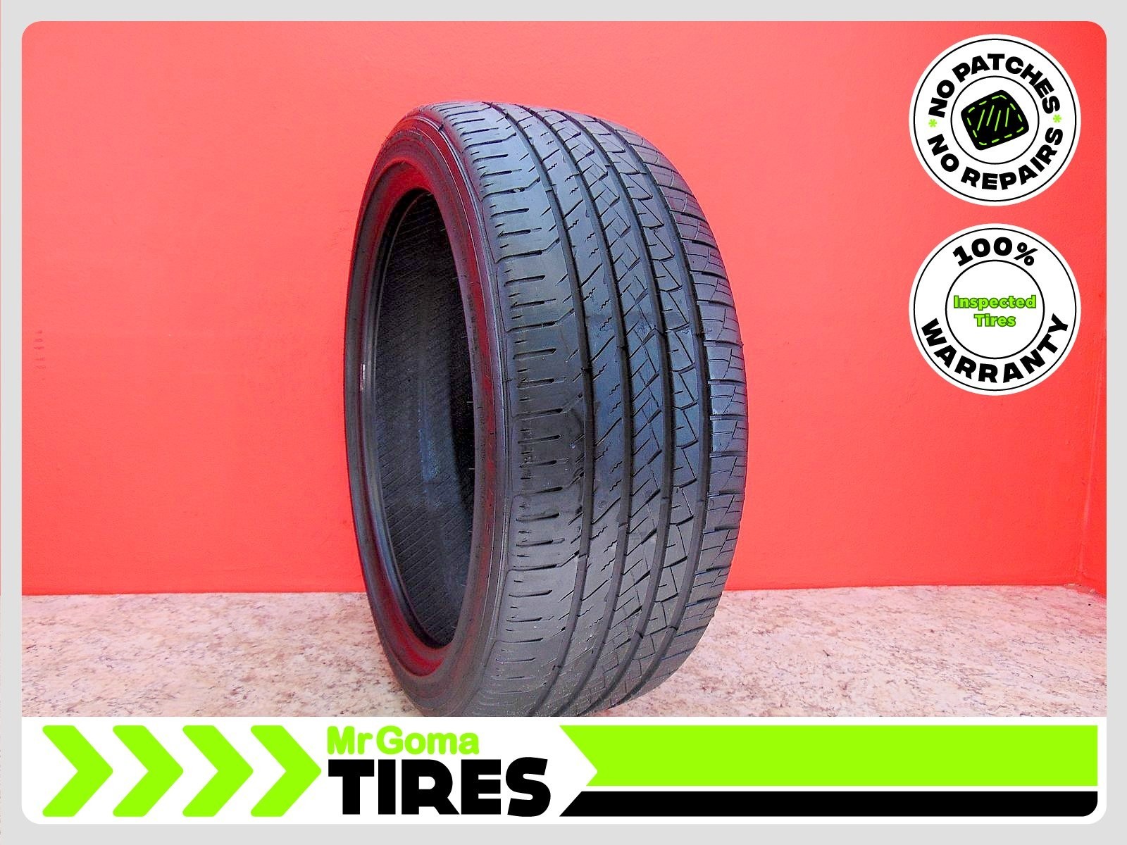 1 GOODYEAR EAGLE F1 ASYMMETRIC A/S RFT 245/40R20 USED TIRE 7.5/32 TRAE RUN FLAT