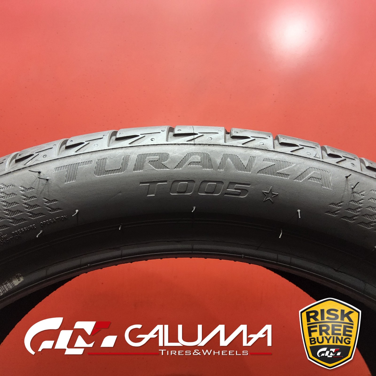 1 (One) Tire Bridgestone Turanza T005 RFT Run Flat ★ 275/35R19 275/35/19 #94908