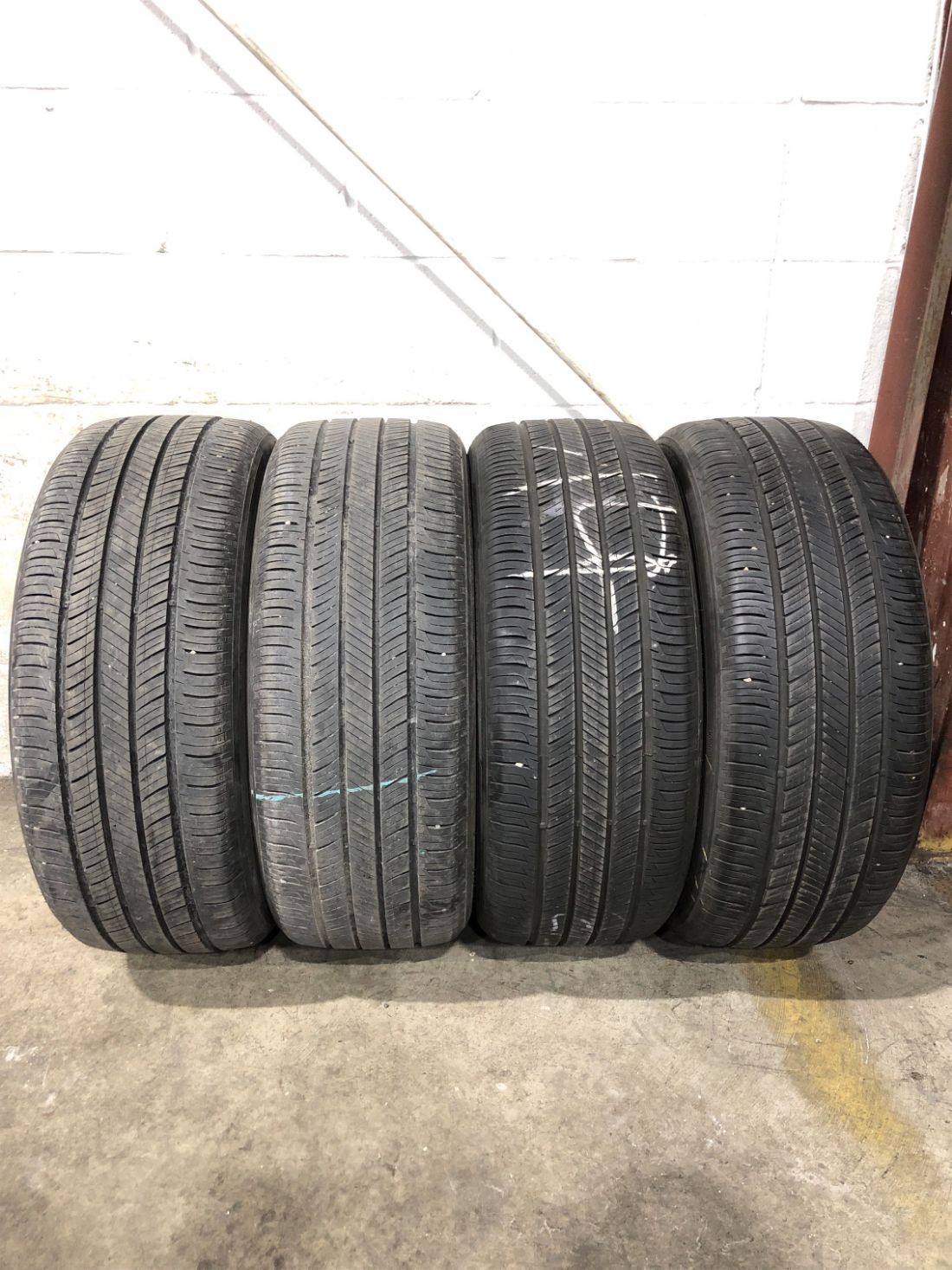 4x P215/45R18 Hankook Kinergy GT 7/32 89 V Used Tires 2154518