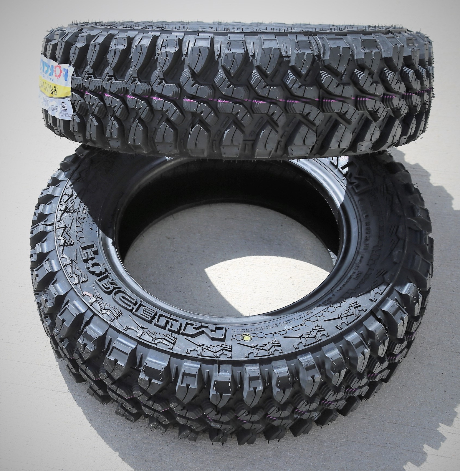 2 Tires LT 165/80R13 Forceum M/T 08 Plus MT Mud Load D 8 Ply