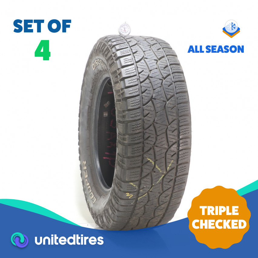 Set of (4) Used 275/65R18 Cooper Discoverer ATP II 116T – 6.5-8.5/32 (185LJ)