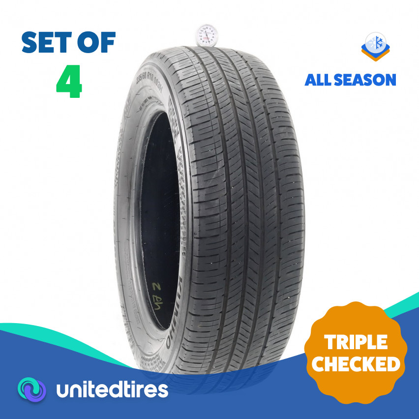Set of (4) Used 235/60R18 Kumho Crugen HP71 103H – 6-7.5/32