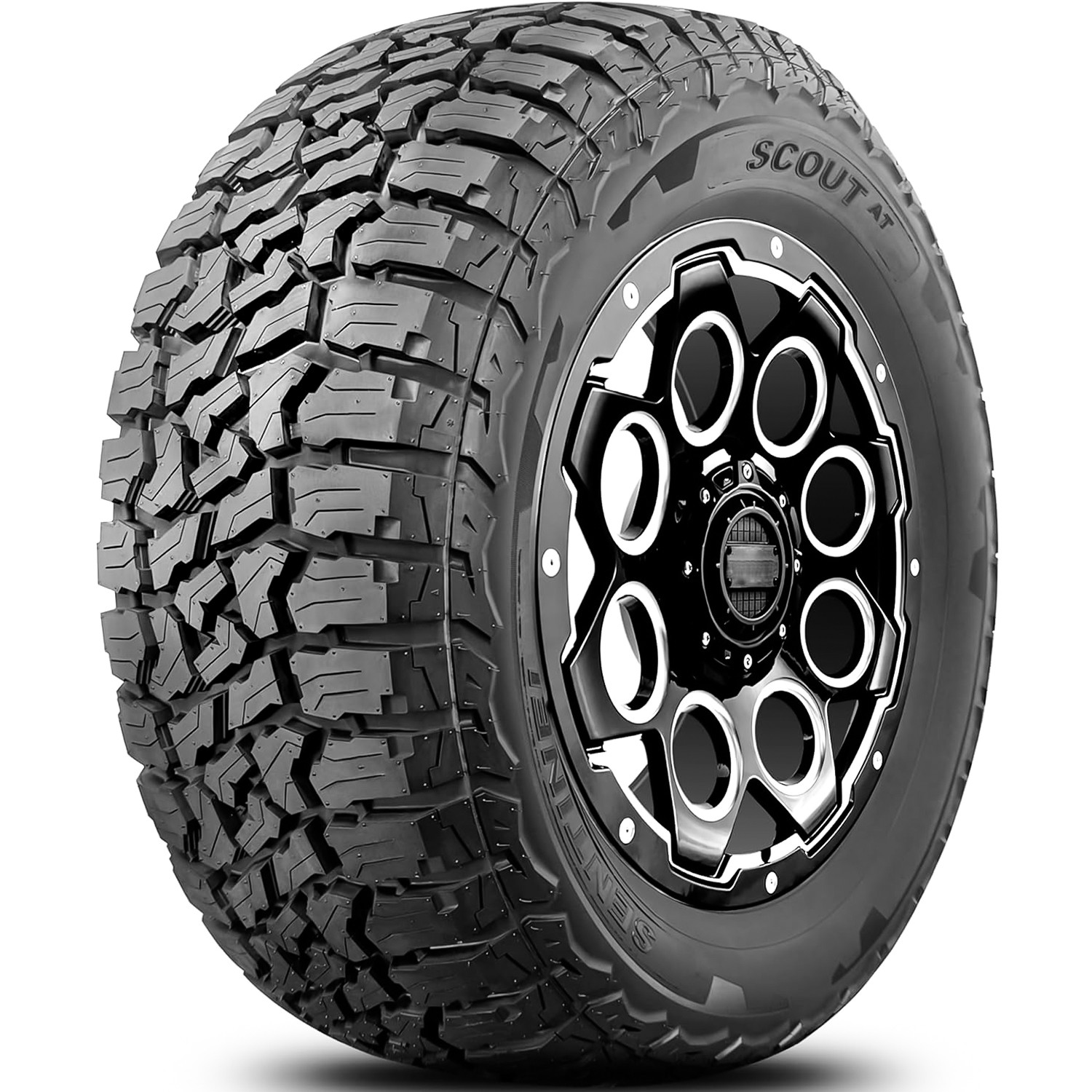 2 Sentinel Scout AT 225/75R16 115/112S E 10 Ply Light Truck All Terrain Tires